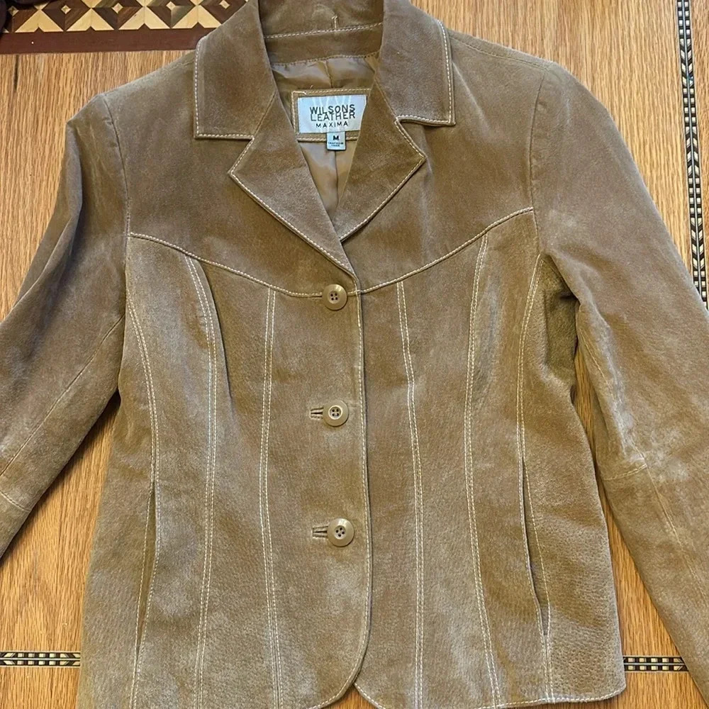Wilsons Leather Maxima Suede Blazer